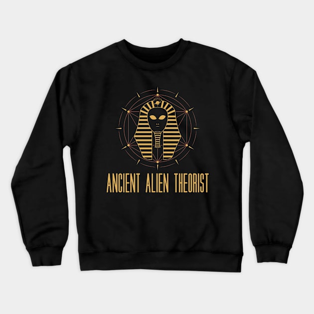 Ancient Alien Theorist Crewneck Sweatshirt by yeoys